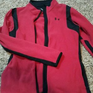 Under Armour red fleece jacket